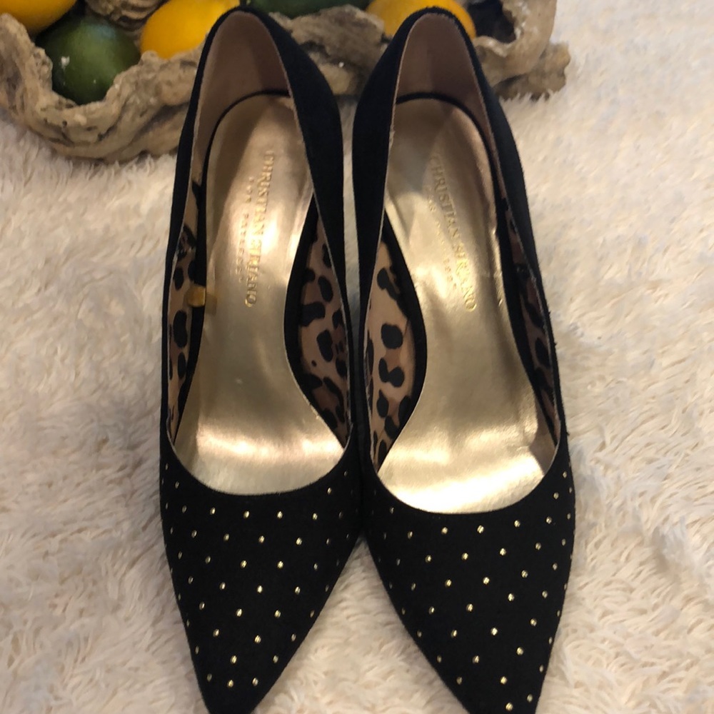 Gold Studded Pumps